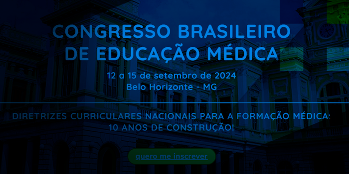 CONGRESSO BRASILEIRO DE EDUCAÇÃO MÉDICA 12 a 15 de setembro de 2024 Belo Horizonte - MG